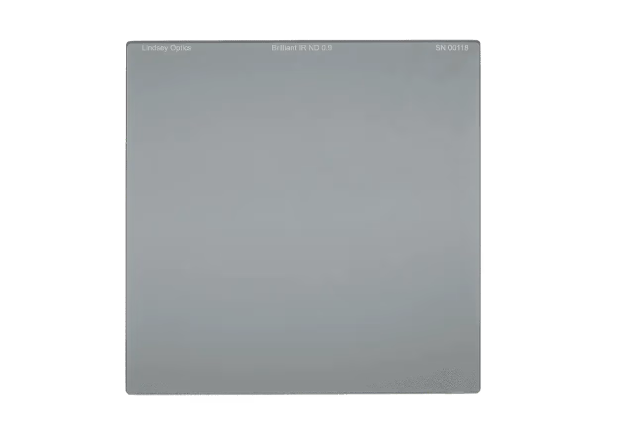 Lindsey Optics - 6.6" x 6.6" Brilliant IR ND 0.9 Filter with Anti-Reflection Coating