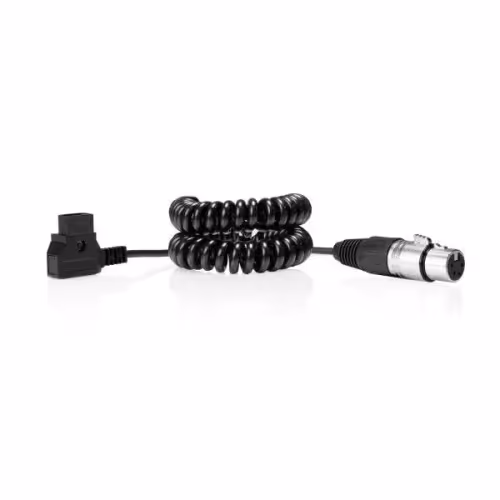 Shape - D-tap to 4-pin xlr coiled cable