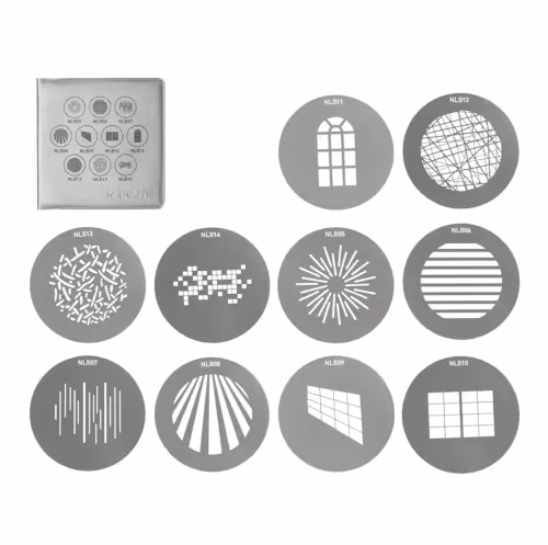 Nanlite - BM Mount Projection Attachment GOBO Set 1
(10pcs in one set)