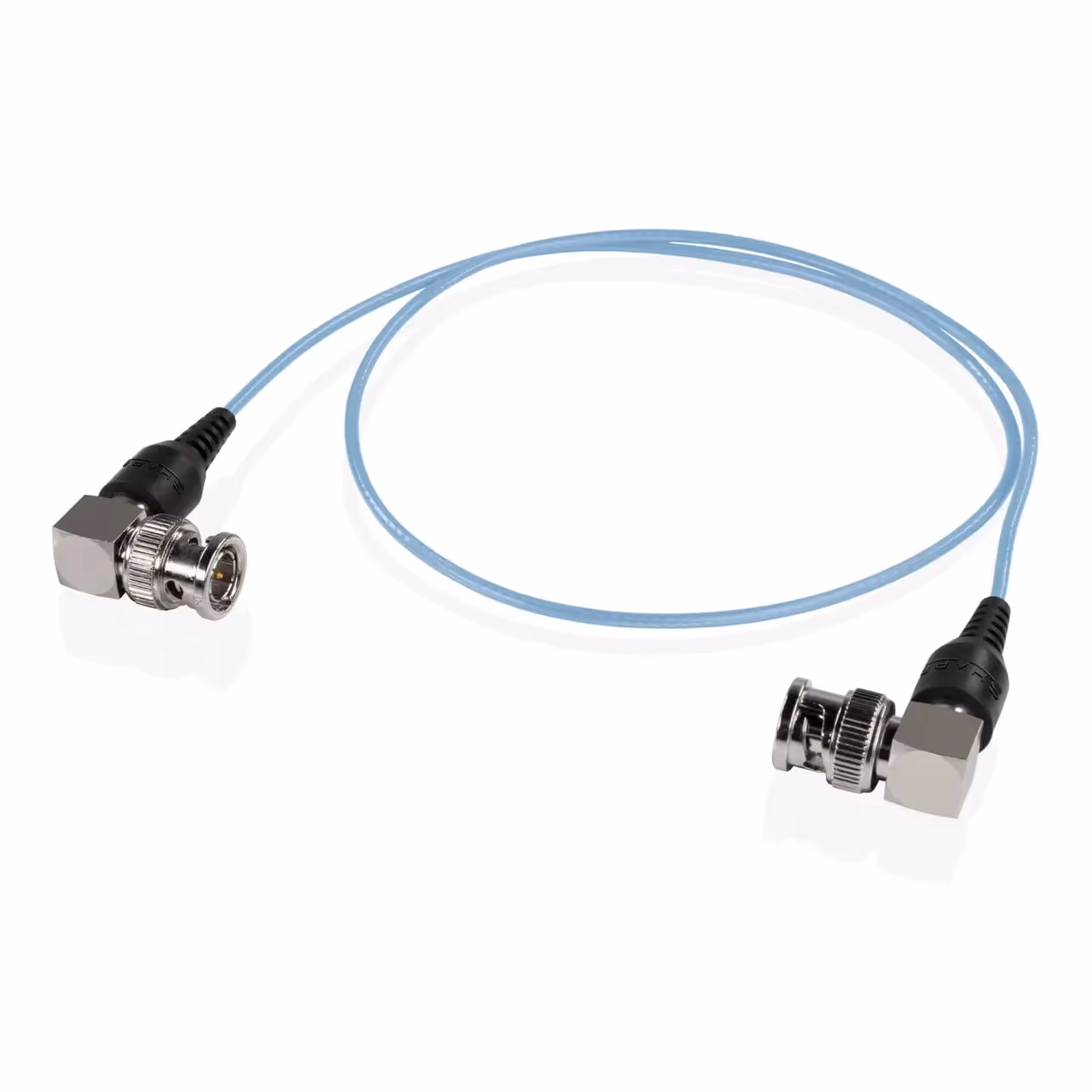 Shape - Skinny 90-degree BNC cable 24 inches blue