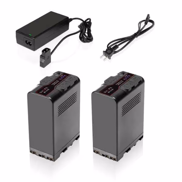 Shape - Batteries Sony FX9/FX6 BP-U100 avec Chargeur de Voyage