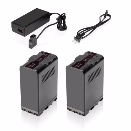 Shape - BP-U100 Lithium-Ion 98Wh,14.4V,6800 mAh Two Batteries with Travel Charger