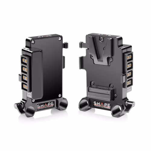 Shape - Multi D-Tap V-Mount Plate 15mm LWS ROD MOUNT