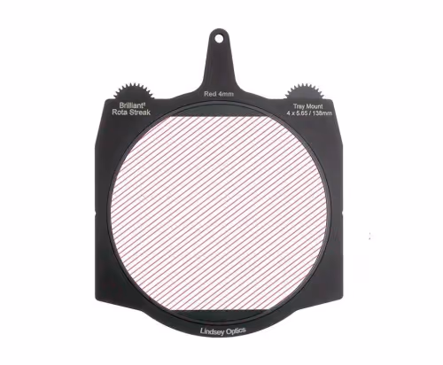 Lindsey Optics - Brilliant² 6.6x6.6" Rota-Streak™ RED 4mm