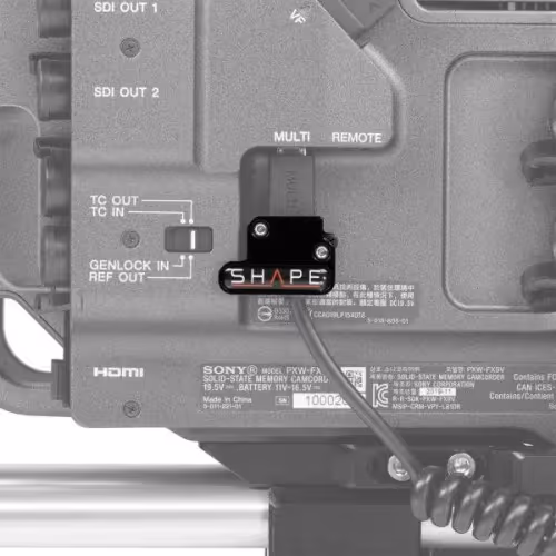 Shape - Sony FX9 remote handle cable clamp