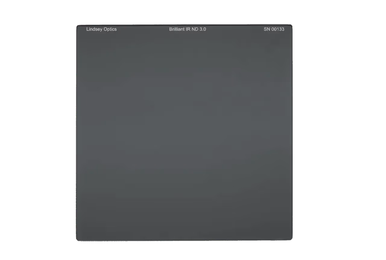 Lindsey Optics - 6.6" x 6.6" Filtre Brilliant FS IR ND 3.0 avec traitement antireflet