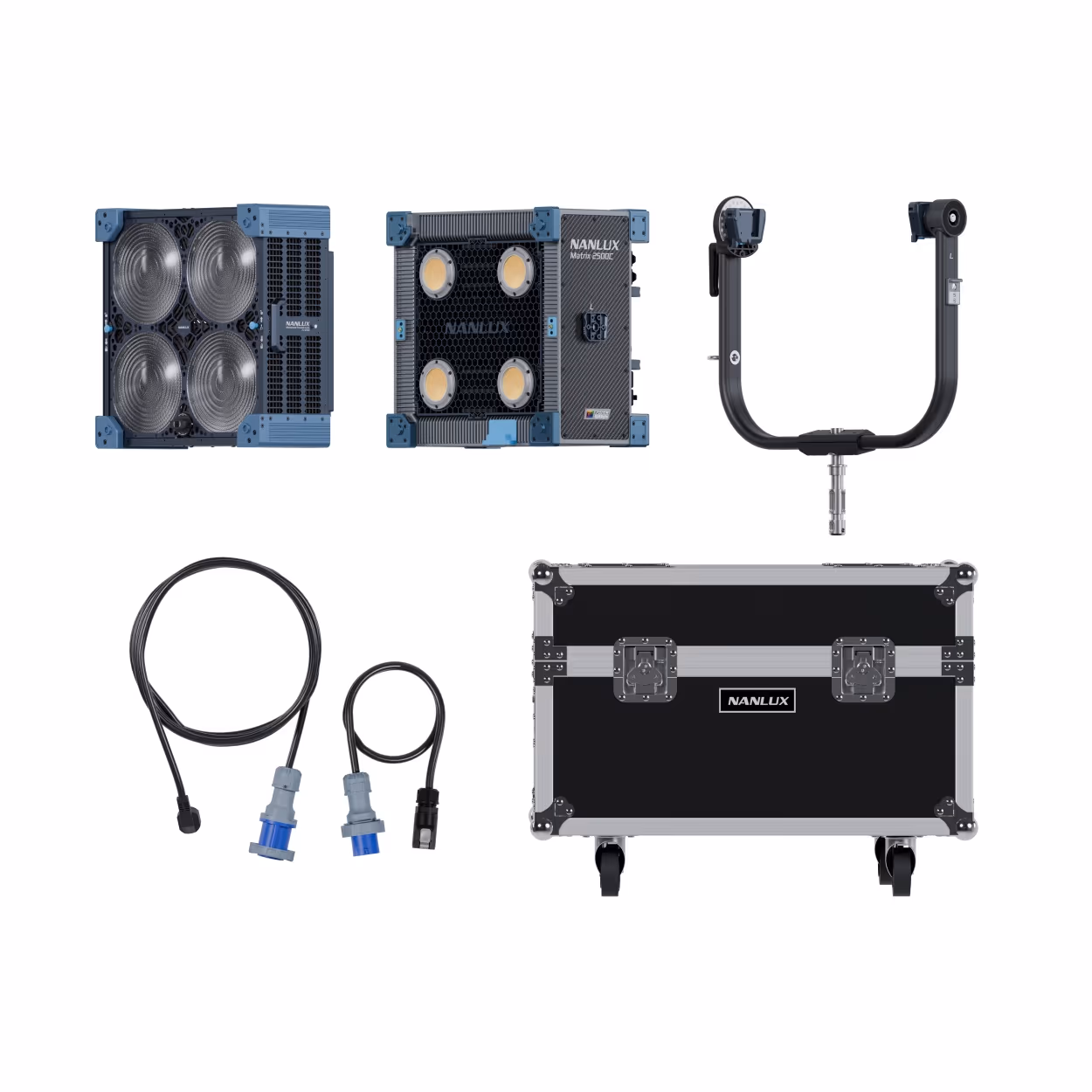 Nanlux - Matrix 2500C LED Full-color Multi-source Spot Light with Flight Case