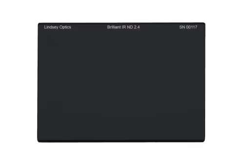Lindsey Optics - 4" x 5.650" Brilliant IR ND 2.4 Filter with Anti-Reflection Coating