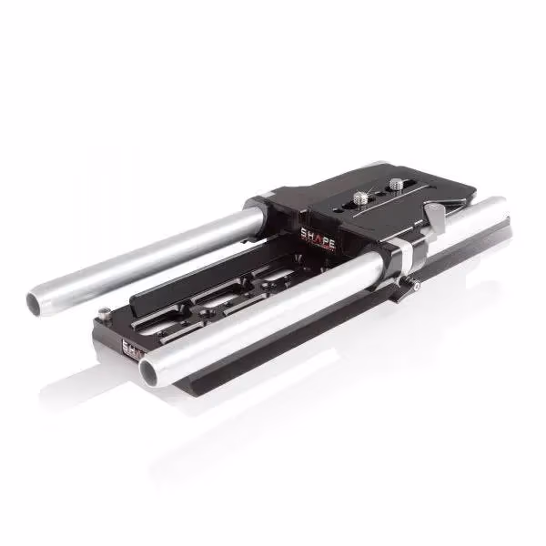 Shape - Plaque de fixation Bridge 19 mm Studio ARRI Standard avec Plaque Dovetail ARRI 12 pouces