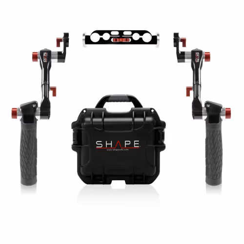 Shape - Telescopic SHAPE handle Arri rosette with rod bloc and shock-resistant case
