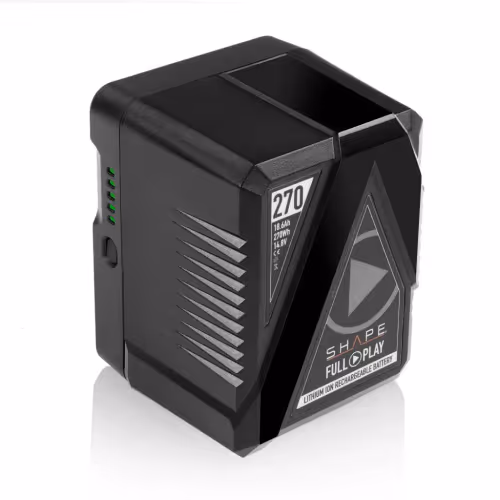 Shape - FULL PLAY 14.8 V 270 WH rechargeable lithium-ion V-mount battery