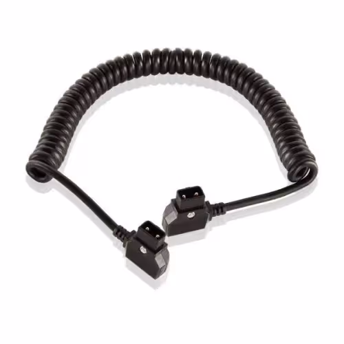 Shape - 20 inches coiled cable D-Tap to D-Tap