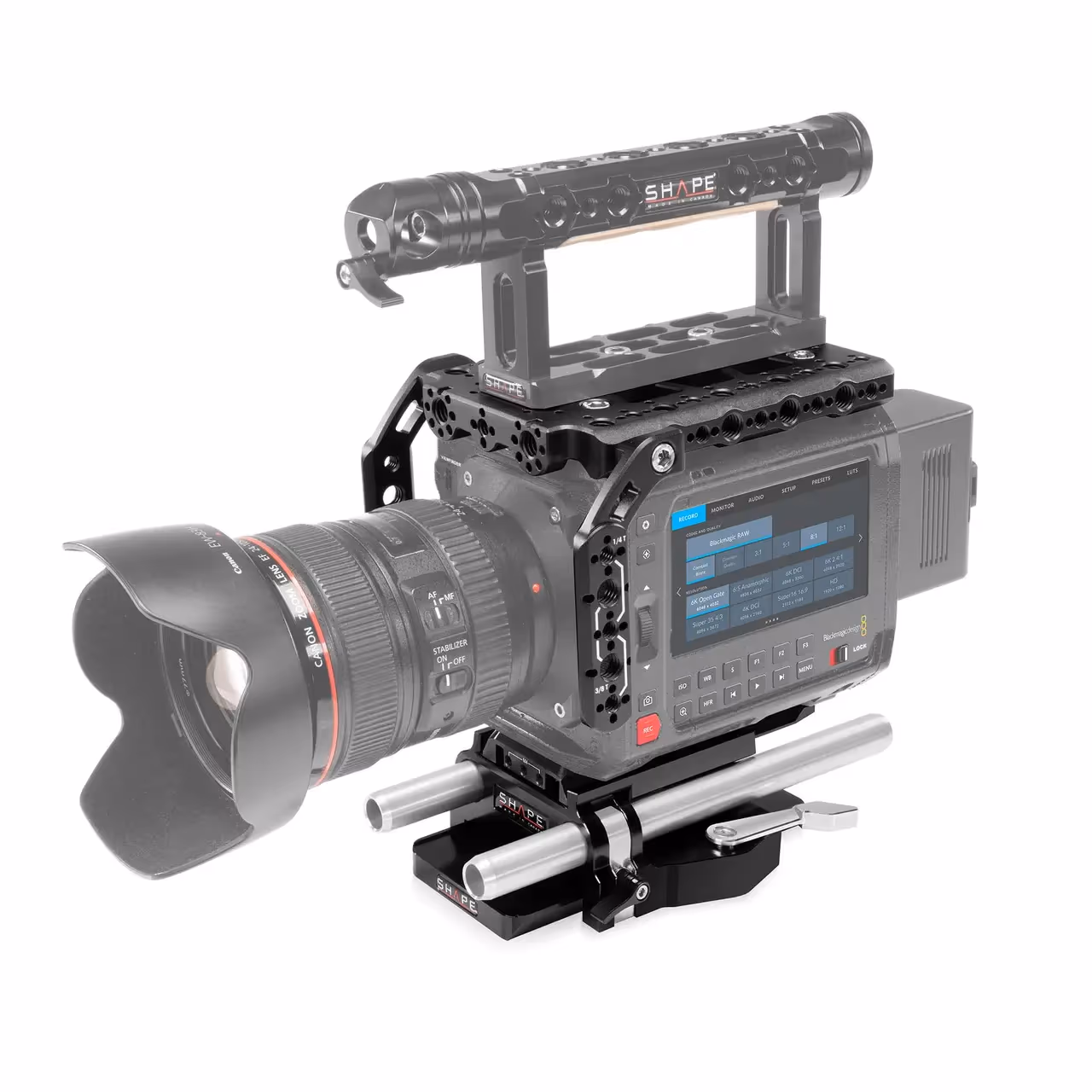 Shape - Cage Blackmagic PYXIS 6K avec système de tubes 15MM LWS