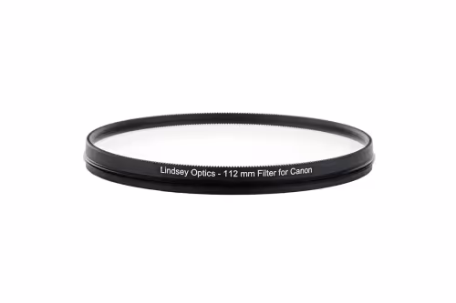 Lindsey Optics - 112mm Clear Filter for Canon Cine-Servo Lenses