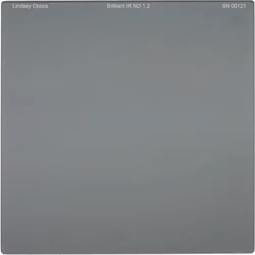 Lindsey Optics - 4" x 4" Brilliant IR ND 1.2 Filter with Anti-Reflection Coating