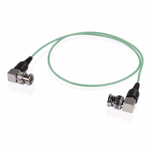 Shape - Skinny 90-degree BNC cable 24 inches green
