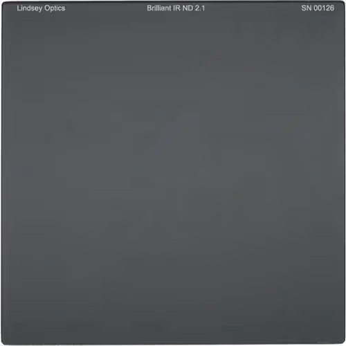 Lindsey Optics - 4" x 4" Brilliant IR ND 2.1 Filter with Anti-Reflection Coating