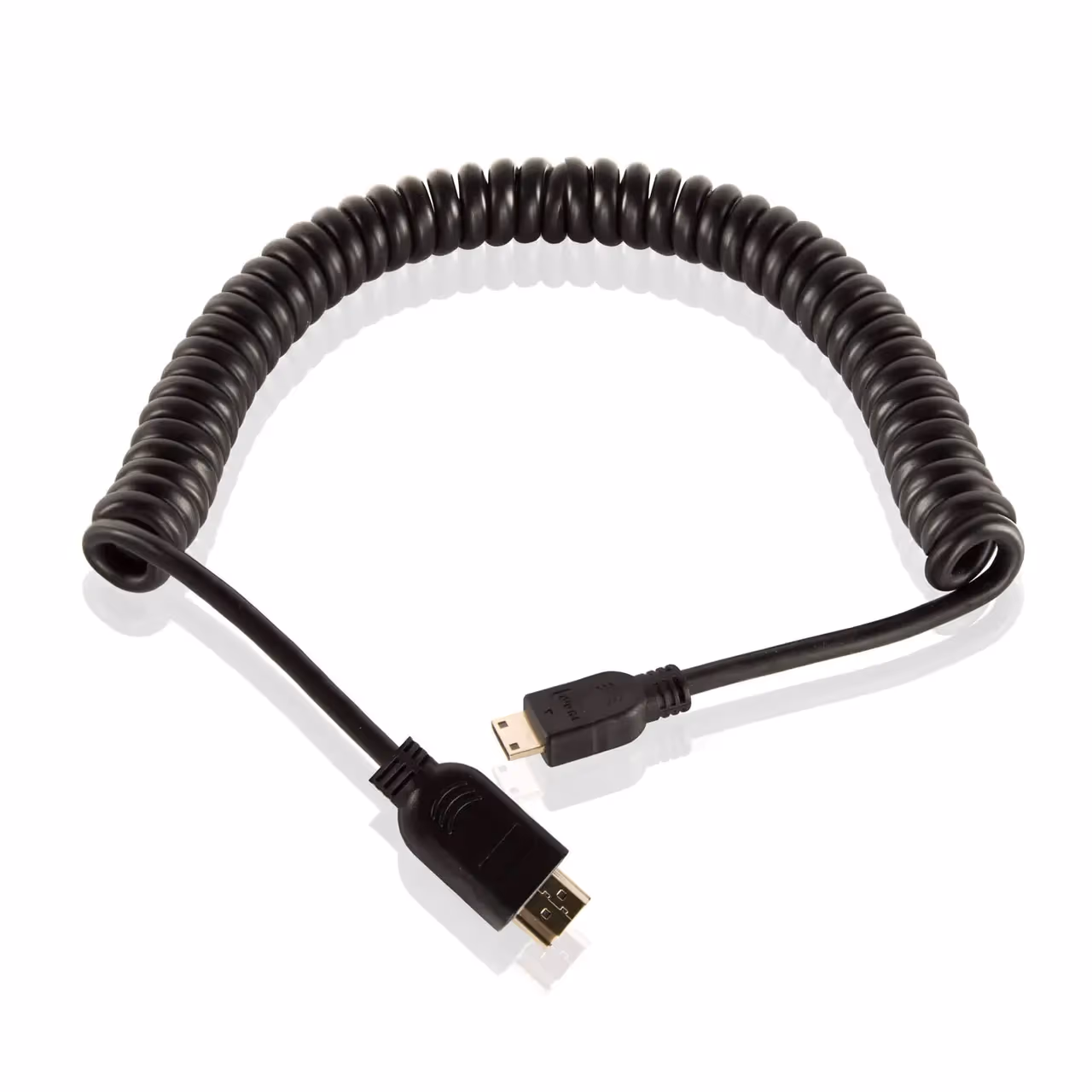 Shape - 24 inches HDMI to mini HDMI coiled cable
