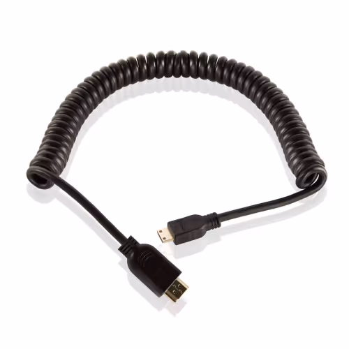 Shape - 24 inches HDMI to mini HDMI coiled cable