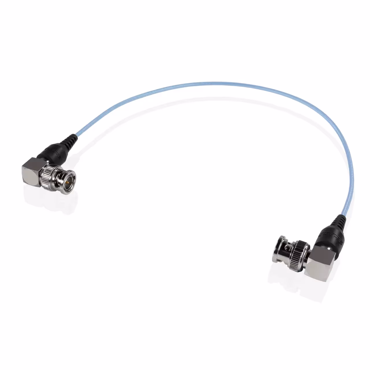 Shape - Skinny 90-degree BNC cable 12 inches blue
