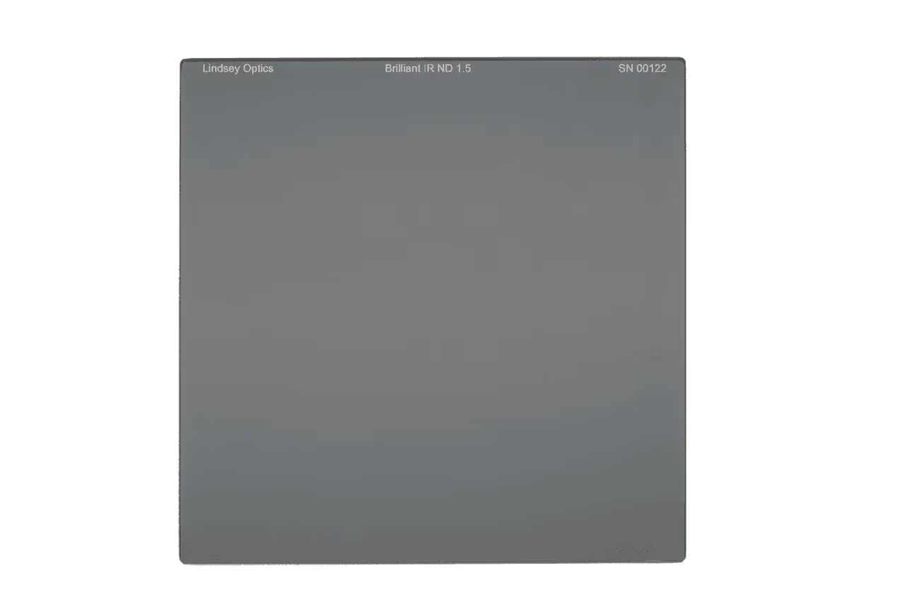 Lindsey Optics - 6.6" x 6.6" Filtre Brilliant FS IR ND 1.5 avec traitement antireflet