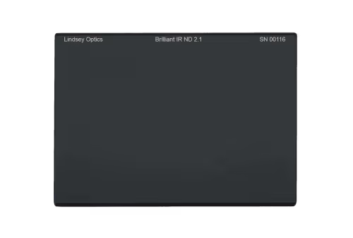 Lindsey Optics - 4" x 5.650" Brilliant IR ND 2.1 Filter with Anti-Reflection Coating