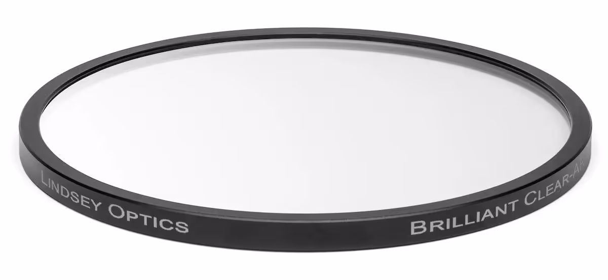 Lindsey Optics - 138mm Round Brilliant Filtre Clear avec revêtement Anti-Reflets