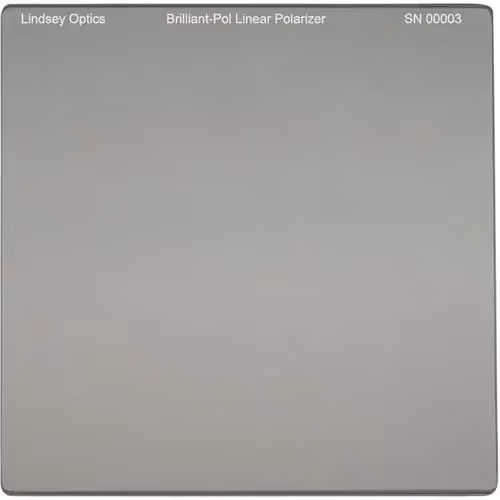 Lindsey Optics - 4" x 4" Brilliant IR ND 0.3 Filter with Anti-Reflection Coating