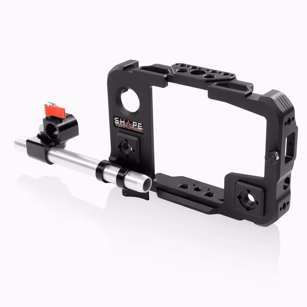 Shape - Cage de moniteur avec pince rotative pour tube pour Atomos Shinobi