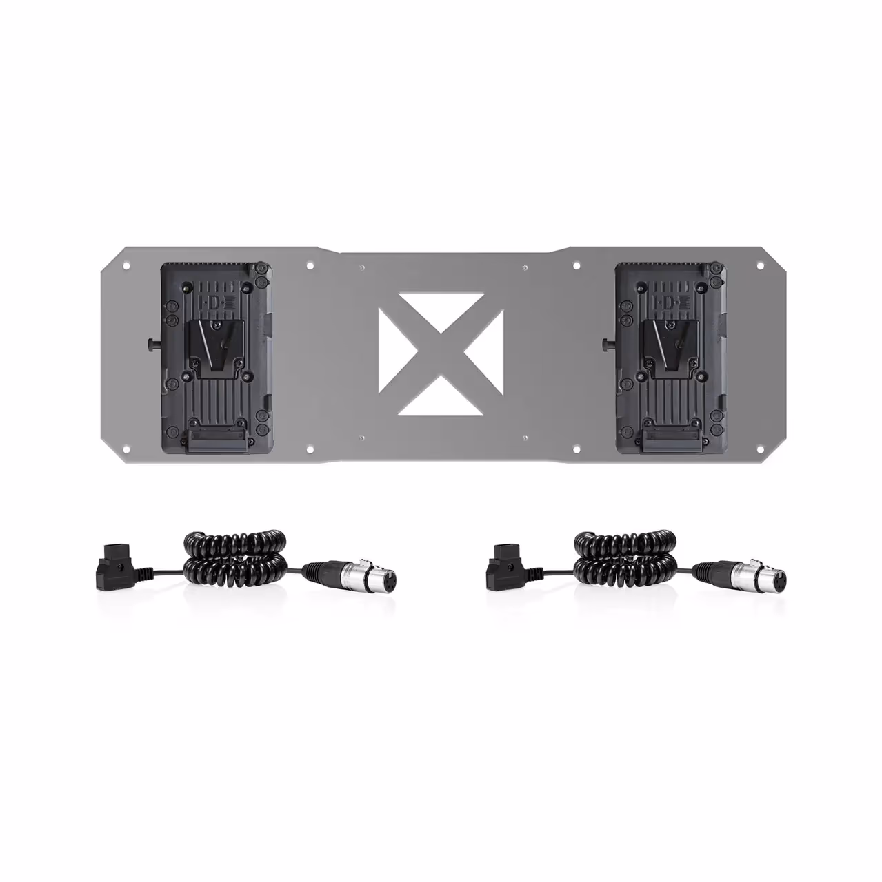 Shape - 2 plaques pour batteries V-Mount et 2 câbles pour plaque batterie Atomos Sumo