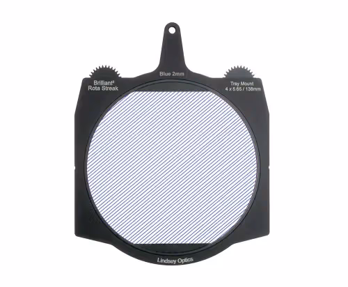 Lindsey Optics -  Brilliant² 4x5.65" Rota-Streak™ BLUE-CLEAR 2MM