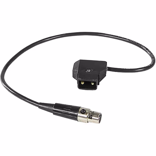TVLogic - DTAP to mini XLR power cable (short - 17" nominal length) for F-7H, F-7H mk2, F-7HS, F-10H