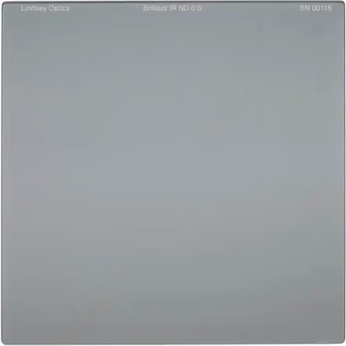 Lindsey Optics - 4" x 4" Brilliant IR ND 0.6 Filter with Anti-Reflection Coating