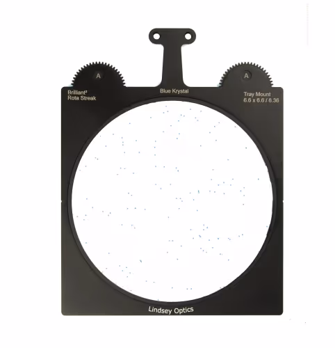 Lindsey Optics - Brilliant² 6.6x6.6" Rota-Streak™ BLUE KRYSTAL