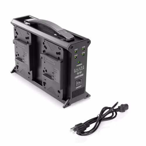 Shape - Full Play intelligent 4-channel B-Mount lithium-ion battery charger