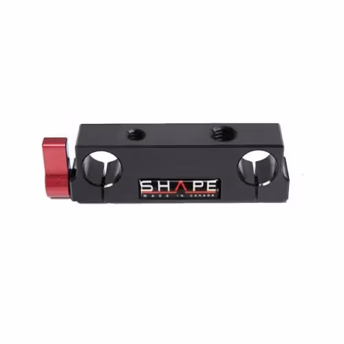 Shape - 15 mm rod bloc with threads 1/4-20 3/8-16