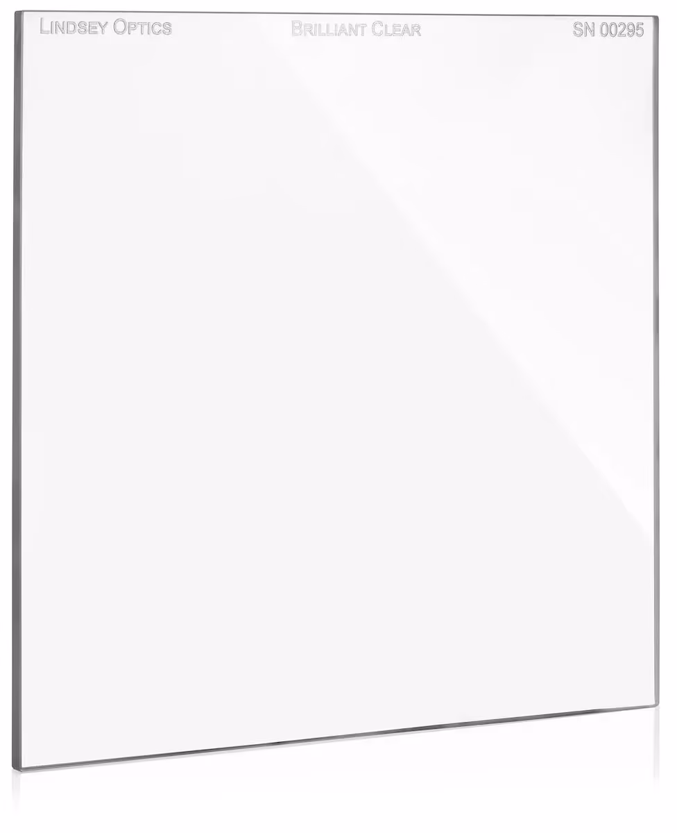 Lindsey Optics - 6.6" x 6.6" Brilliant Filtre Clear avec revêtement Anti-Reflets