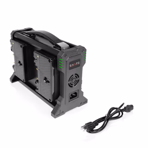 Shape - FULL PLAY intelligent 4-channel Gold-mount lithium-ion charger for battery 26 V