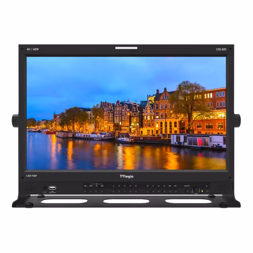 TVLogic - 18.4" 4K/UHD 12G-Quad Multi View Monitor with 3840x2160 LCD Panel