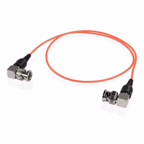 Shape - Skinny 90-degree BNC cable 24 inches red