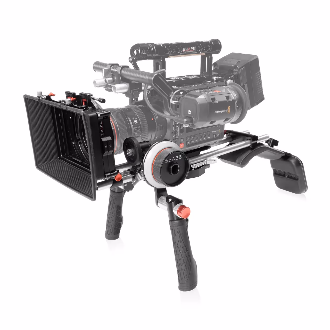 Shape - Système de support d'épaule Blackmagic PYXIS 6K avec Matte Box & Kit Follow Focus