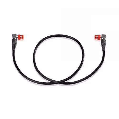Shape - 4K-12G sdi coaxial cable 24 inches 90 degree connectors