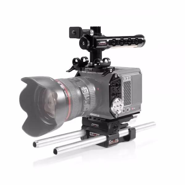 Shape - RED® KOMODO™ & KOMODO™ 6K Pack Production Cage Caméra, Poignée supérieure et Système Bloc de Tubes