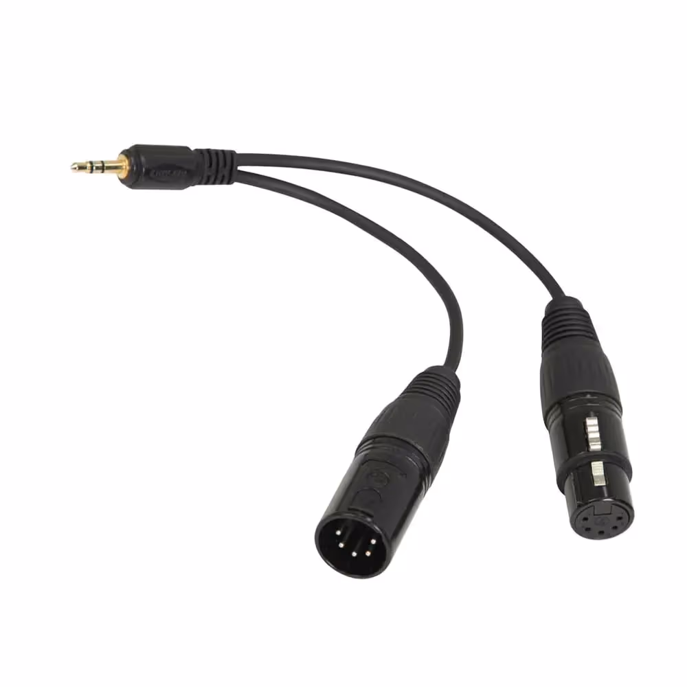 Aladdin - Câble DMX Y Jack 3.5mm vers XLR 5Pin