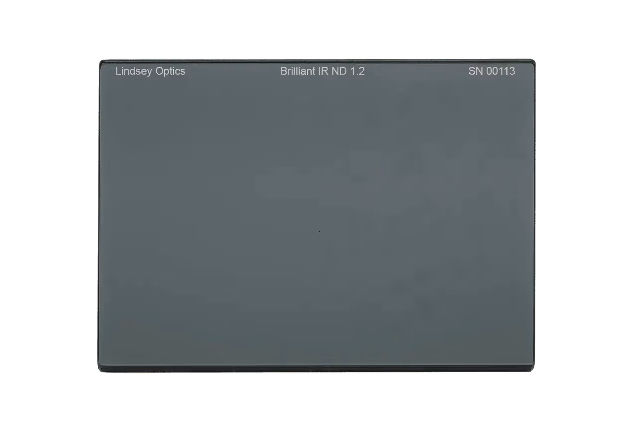 Lindsey Optics - 4" x 5.650" Filtre Brilliant FS IR ND 1.2 avec traitement antireflet