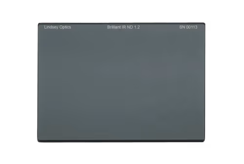 Lindsey Optics - 4" x 5.650" Brilliant IR ND 1.2 Filter with Anti-Reflection Coating