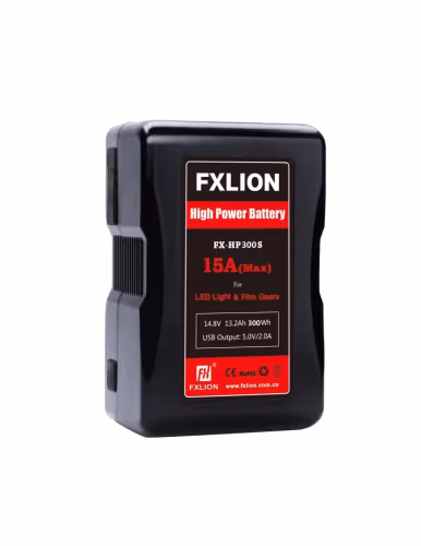 Fxlion - Batterie V-Mount Haute Puisance 14.8V 300Wh | Forte Capacité De Décha