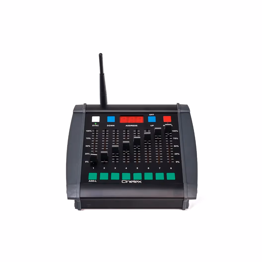 Cinelex - Table émettrice DMX portable DESK-TX8